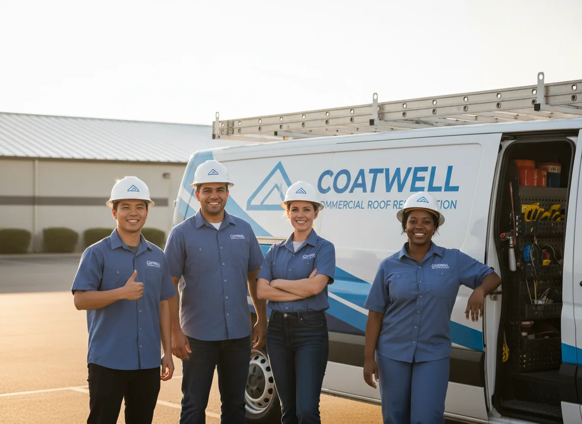 Commercial roof coating company in Lenox, MO