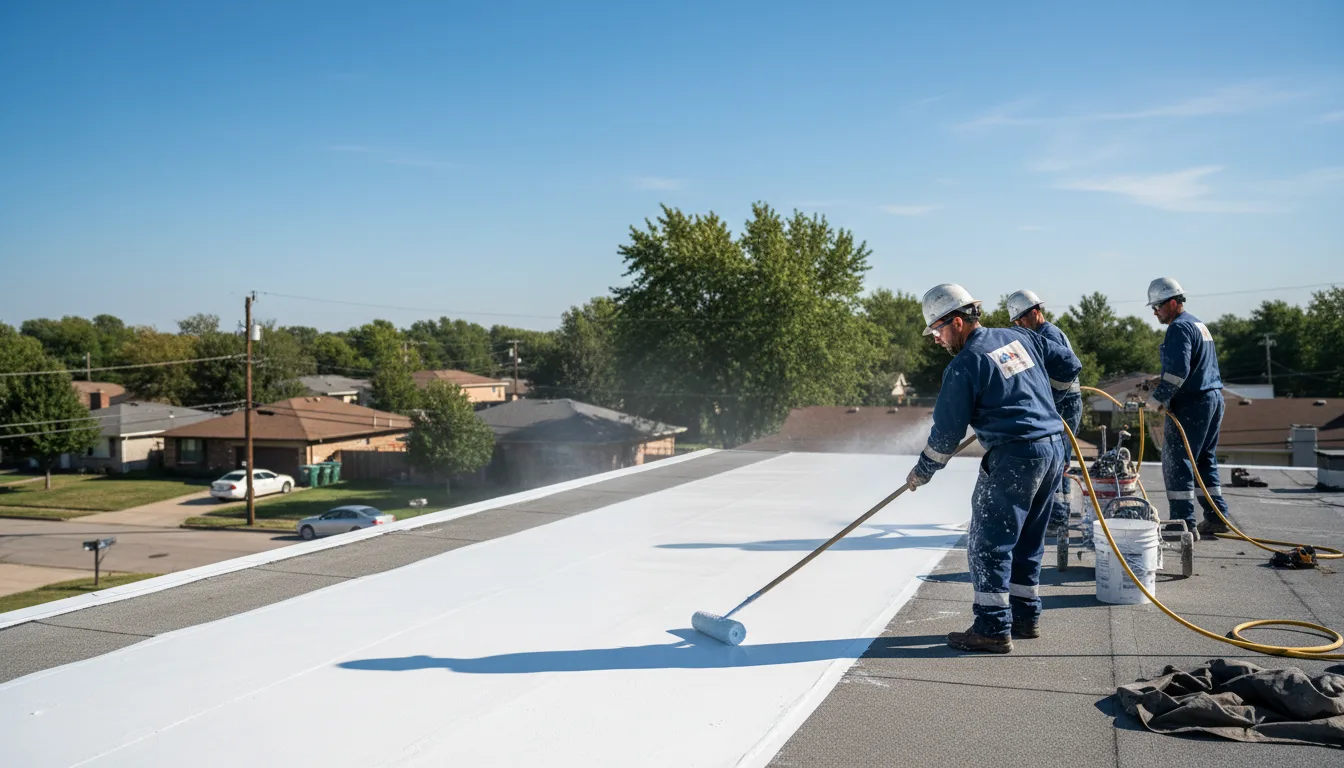 Commercial roof coating in Lenox, MO near me